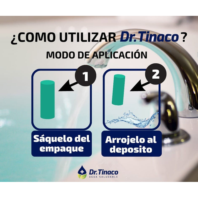 Dr. Tinaco Anti Sarro + Desinfectante 400-1100 Lts