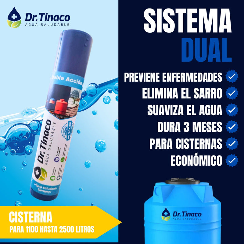 Dr. Tinaco Anti Sarro + Desinfectante 400-1100 Lts