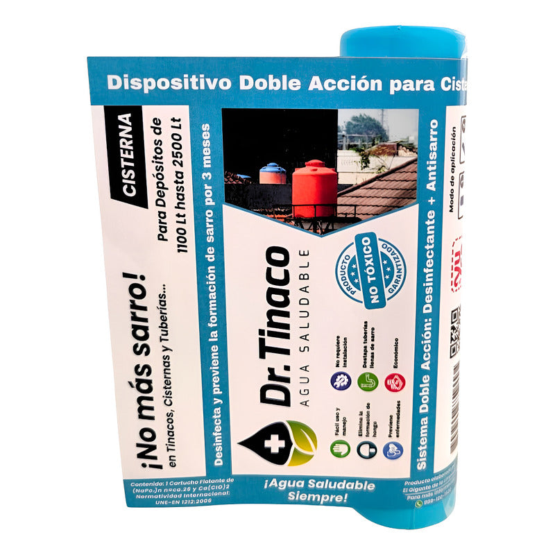 Dr. Tinaco Anti Sarro + Desinfectante 400-1100 Lts