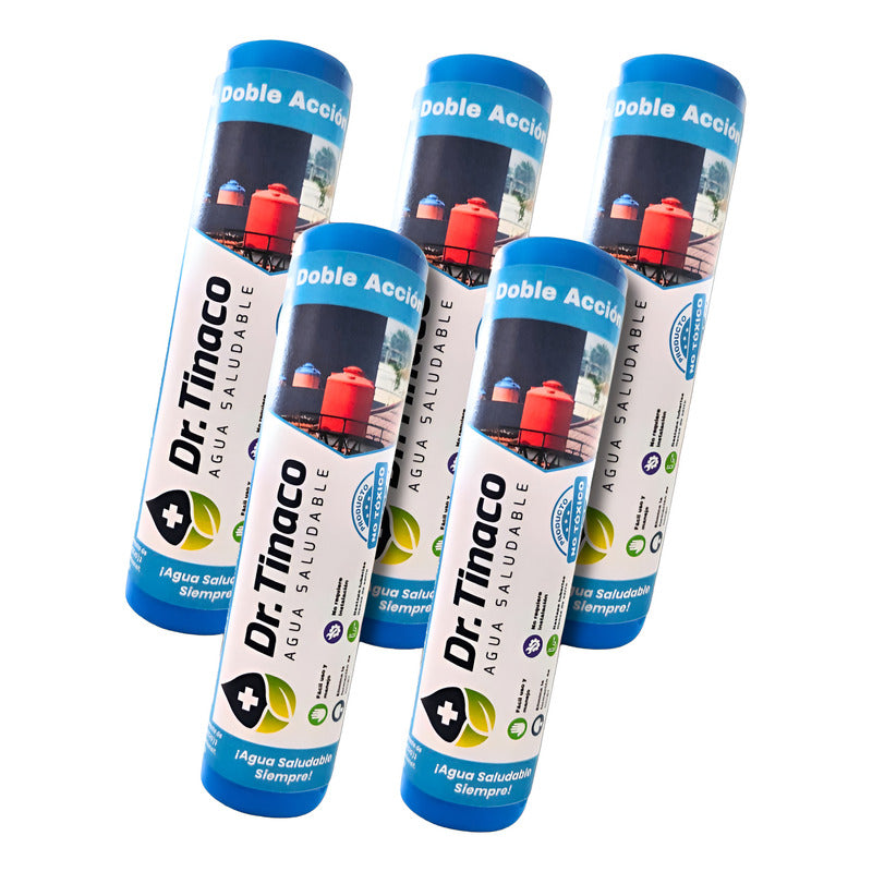 Dr. Tinaco Suavizador Anti Sarro + Desinfectante 5 Pack