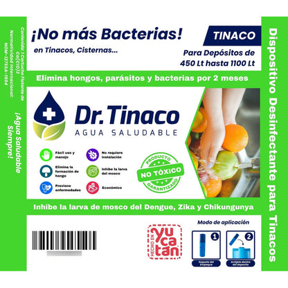 Desinfectante Para Agua Dr. Tinaco 400 A 1100 Lts
